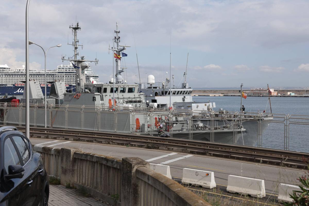 La Armada y fuerzas de la OTAN culminan en Mallorca un ejercicio de guerra antiminas con una jornada de puertas abiertas el sábado en Portopí