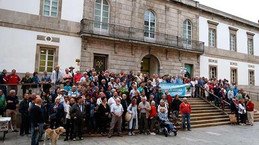 Los pensionistas de Vigo claman por su poder adquisitivo