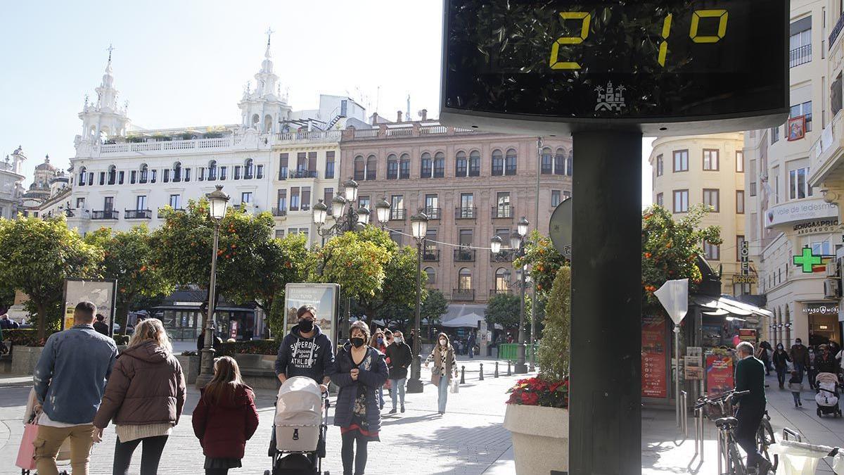 El termómetro de Córdoba llegará hoy hasta los 21 grados.