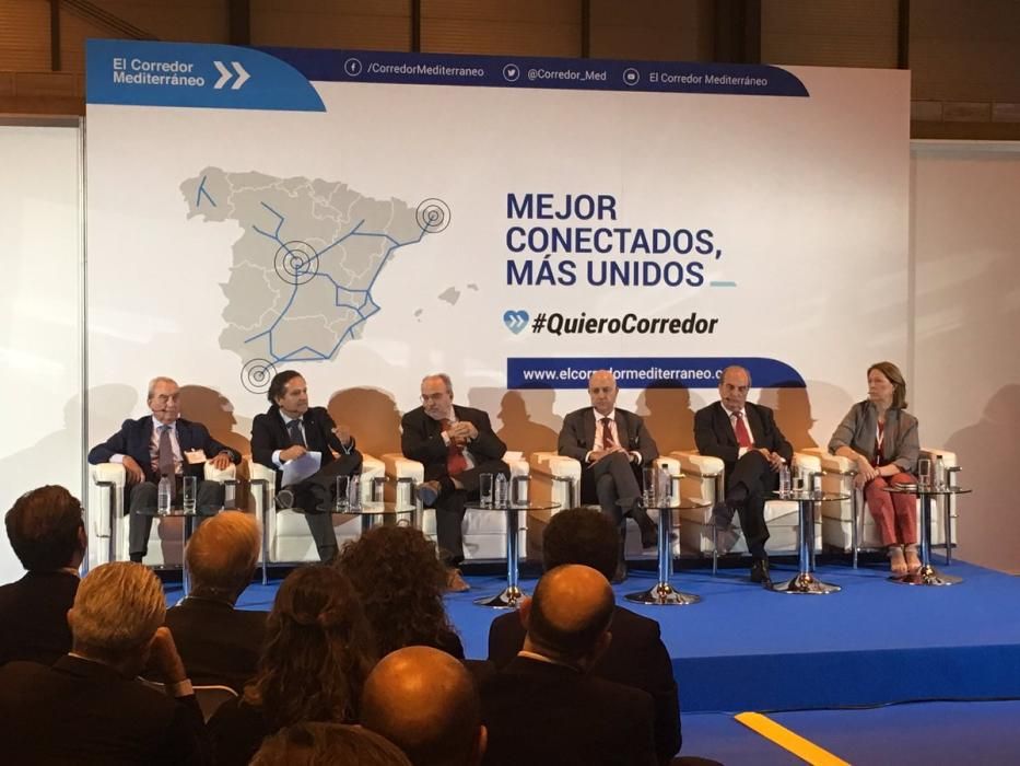 Reunión por el corredor mediterráneo en Madrid