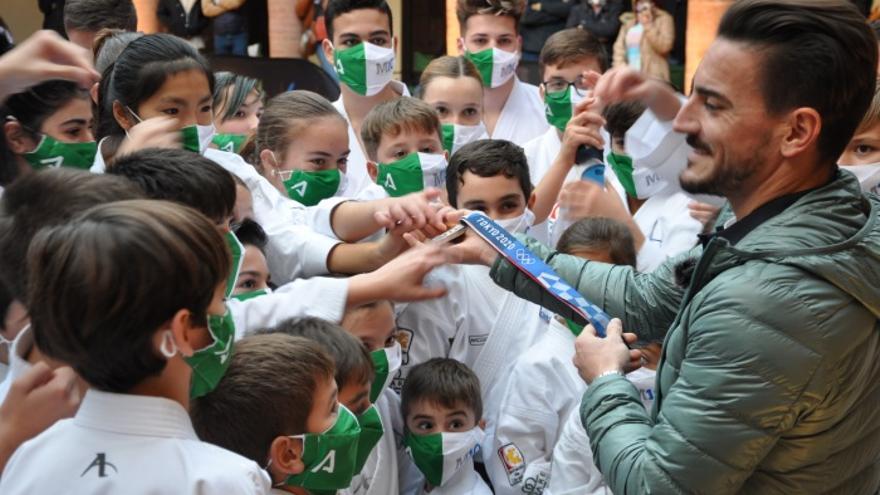 Damián Quintero, un medallista olímpico en Palma del Río