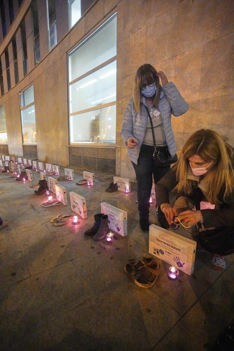 Concentració de la Plataforma Feminista de Girona