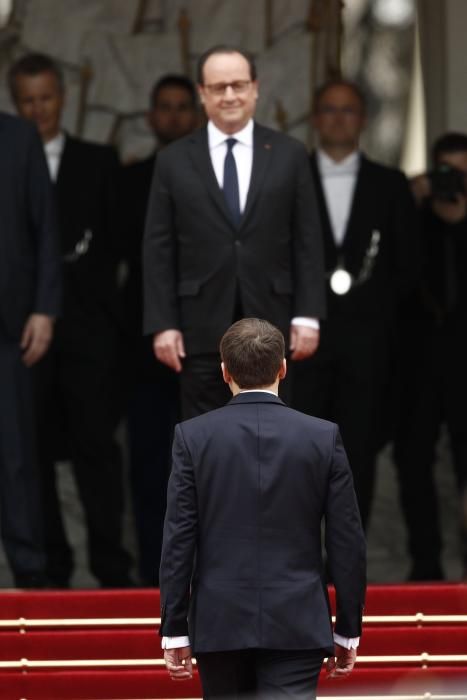 La toma de posesión de Emmanuel Macron.