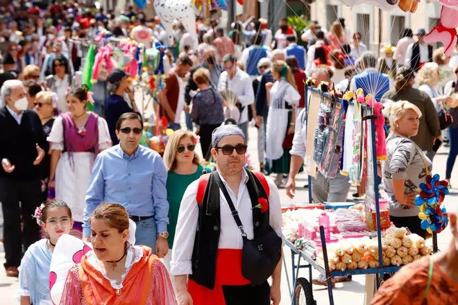 Bando de la Huerta: ambiente por las calles de Murcia y en la Plaza de Toros