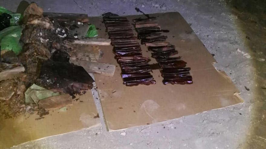 Dinamitados 50 explosivos abandonados en Santa Lucía