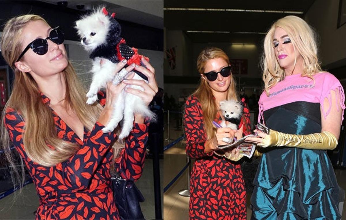Las curiosidades de Paris Hilton en el aeropuerto