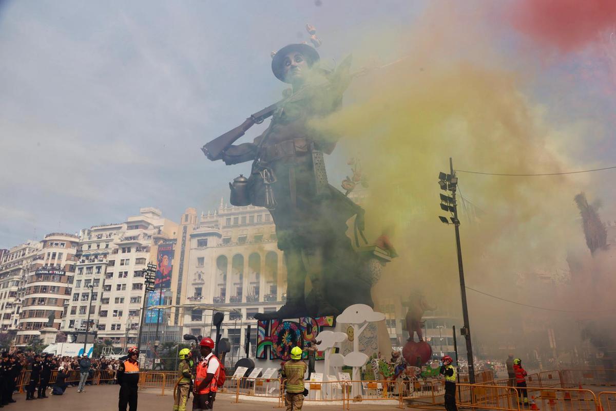 Así ha sido la mascletà de hoy, 18 de marzo