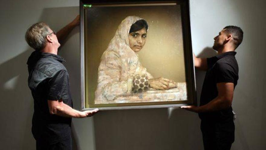 Un retrato de Malala, subastado en Christie&#039;s por 74.000 euros