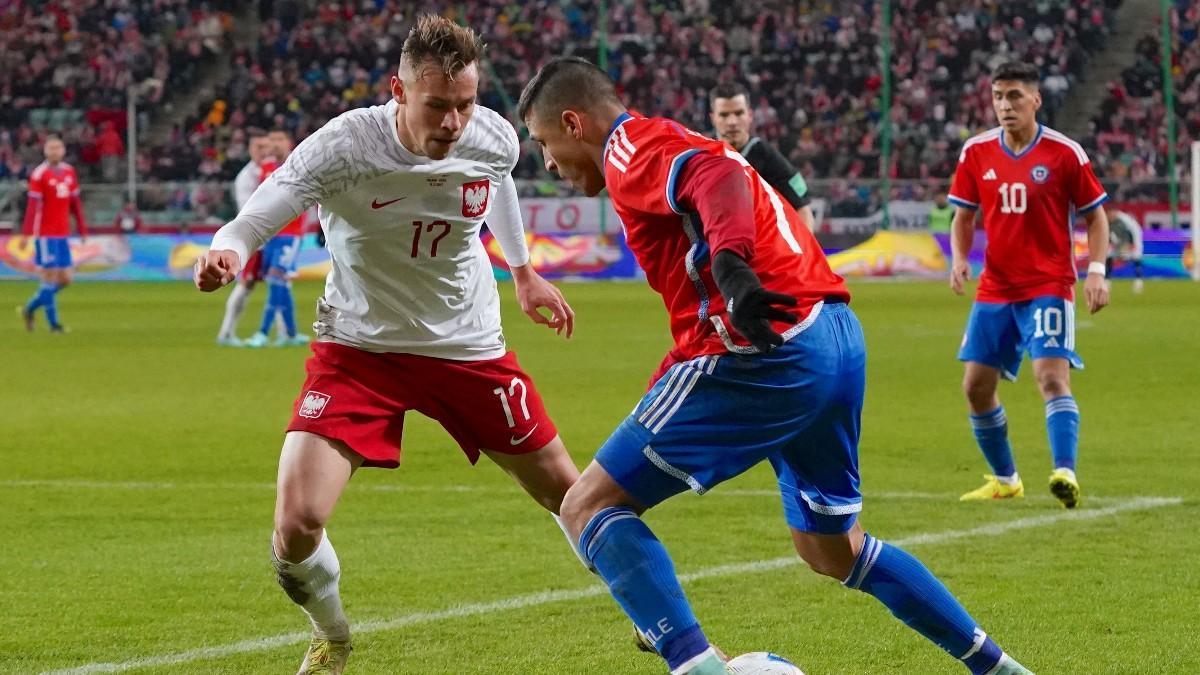 Alexis Sánchez, futbolista de Chile, en el amistoso frente a Polonia