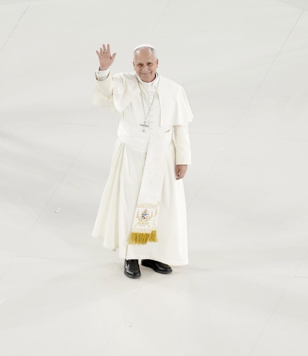 Madrid. 08.06.2026. Encuentro multitudinario del Papa León XIV con la comunidad diocesana en el Santiago Bernabéu.