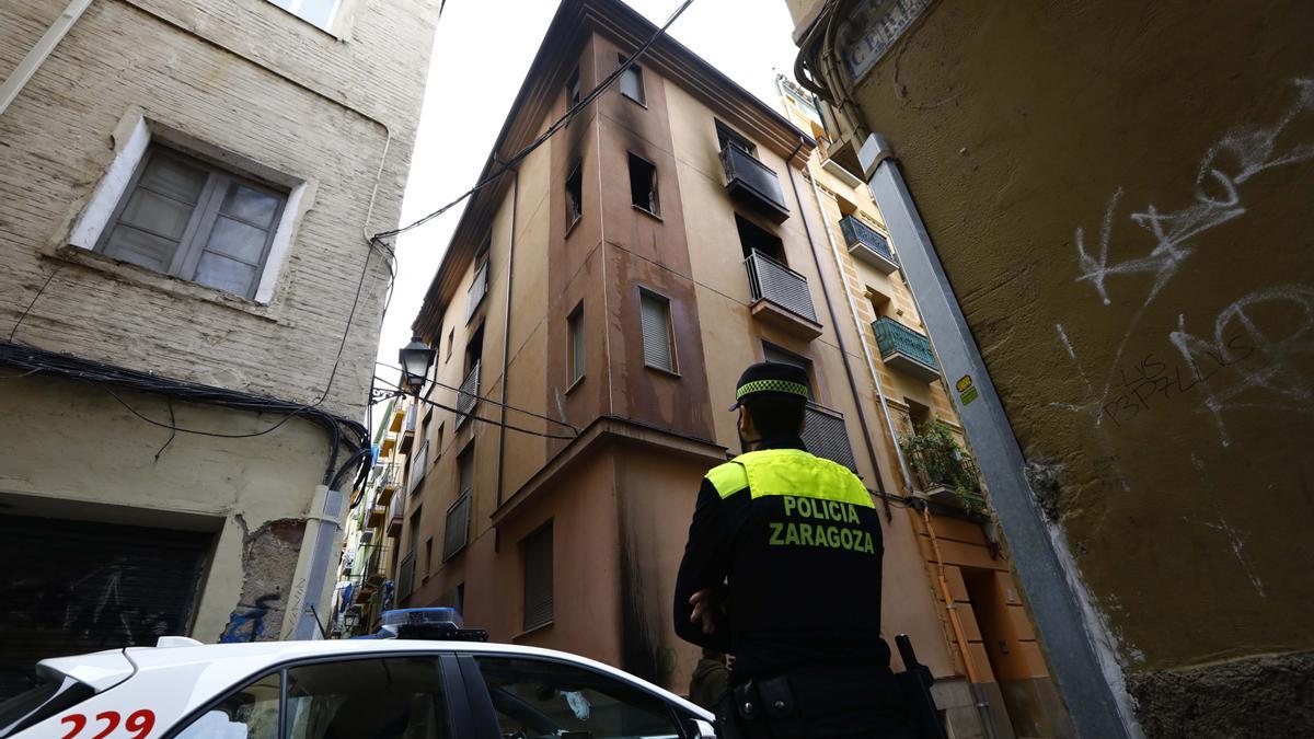 La agresión se perpetró en la calle Cerezo del barrio de El Gancho de Zaragoza.