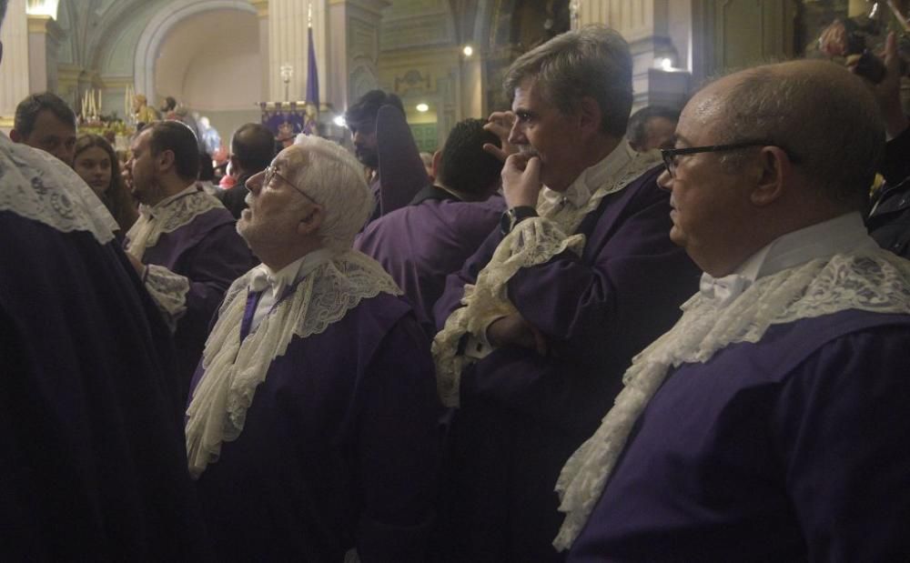 Murcia se queda sin la procesión de los 'salzillos' por la lluvia