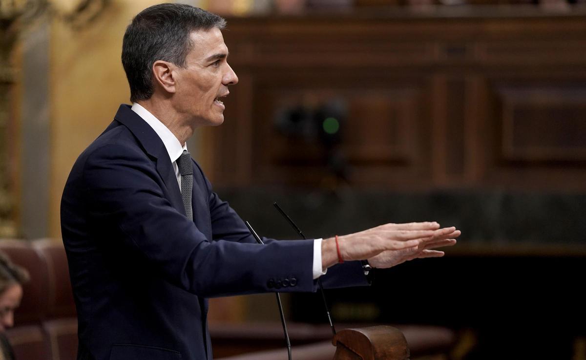 Comparecencia de Pedro Sánchez en el Congreso de los Diputados.