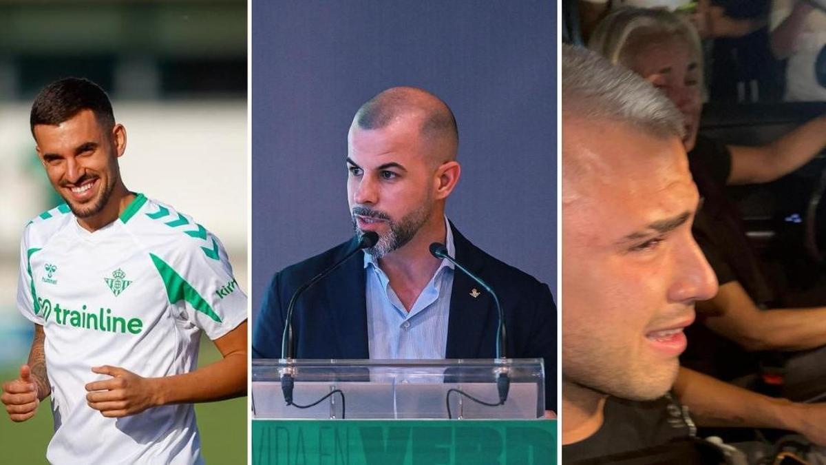Ceballos entrenando con el Betis a su vuelta, Fajardo en la presentación de Fidalgo y Pablo García despidiéndose entre lágrimas al ser traspasado al Racing