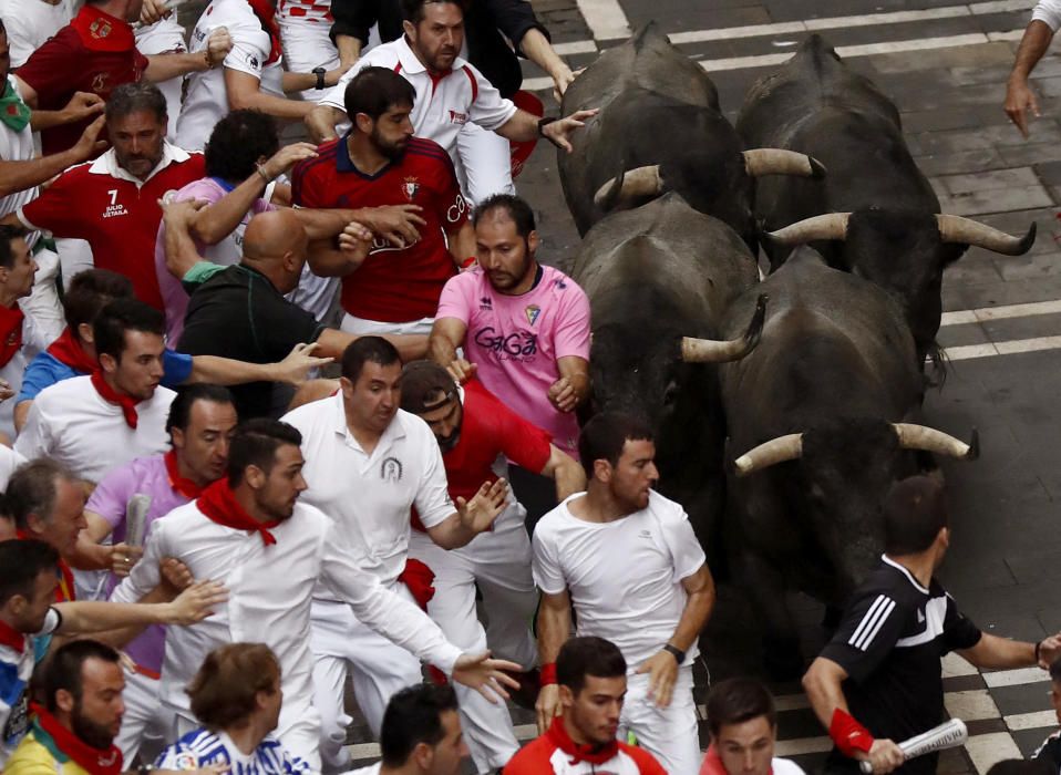 Segon "encierro" dels Sanfermines