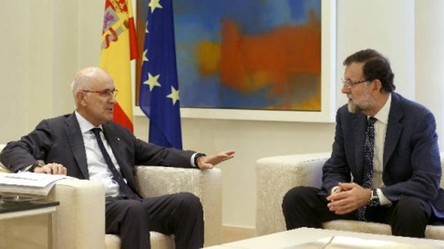 Rajoy recibe a Duran i Lleida en la Moncloa