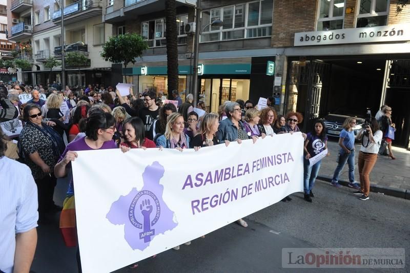 Manifestación contra la violencia patriarcal en Murcia