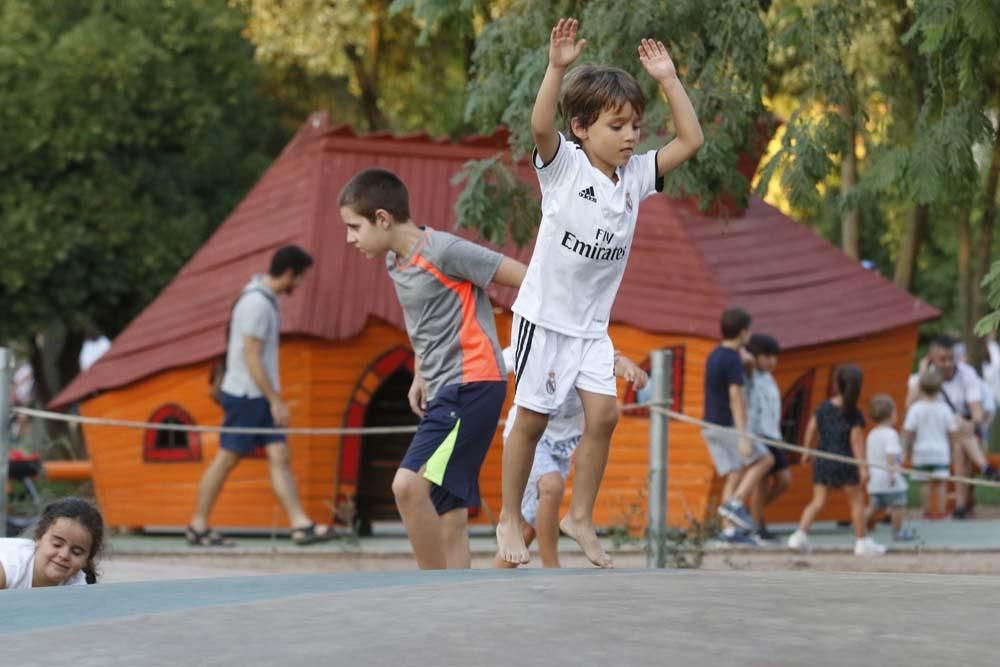 Tarde de bañador en la Ciudad de los Niños