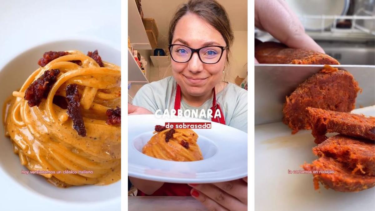 Italia y Mallorca se fusionan: así es la carbonara de sobrasada que te hará la boca agua