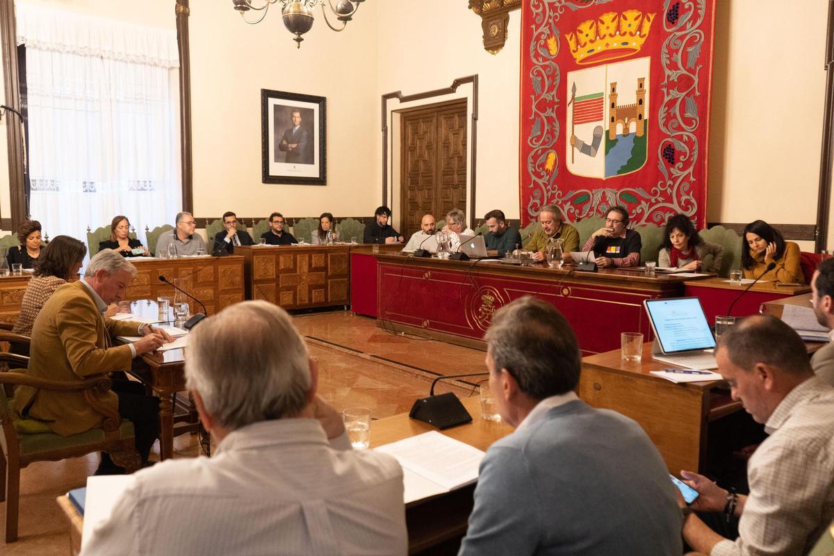Pleno del Ayuntamiento de Zamora en el que se ha aprobado la subida del IBI y de la tasa de basuras.