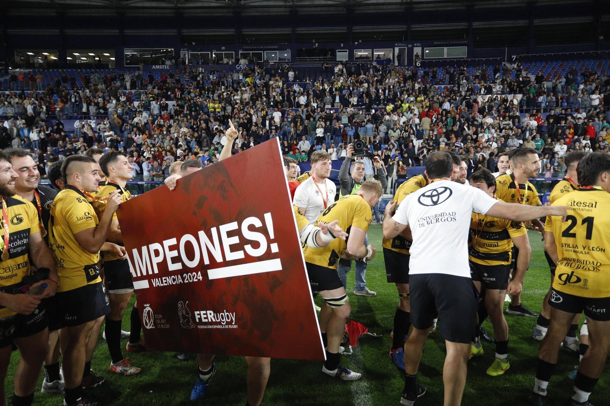 Así ha sido la final de la Copa del Rey del Rugby en el Ciutat de València