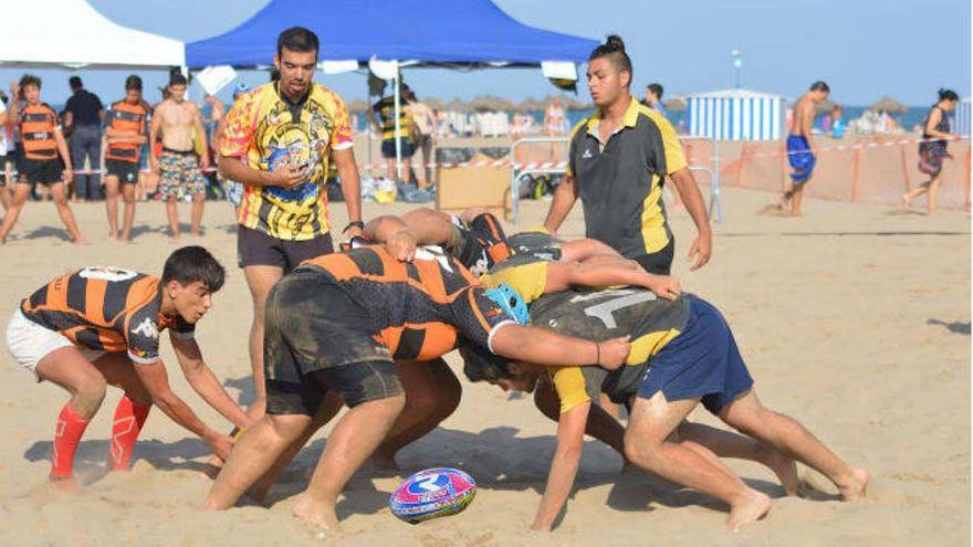 Rugby en la arena