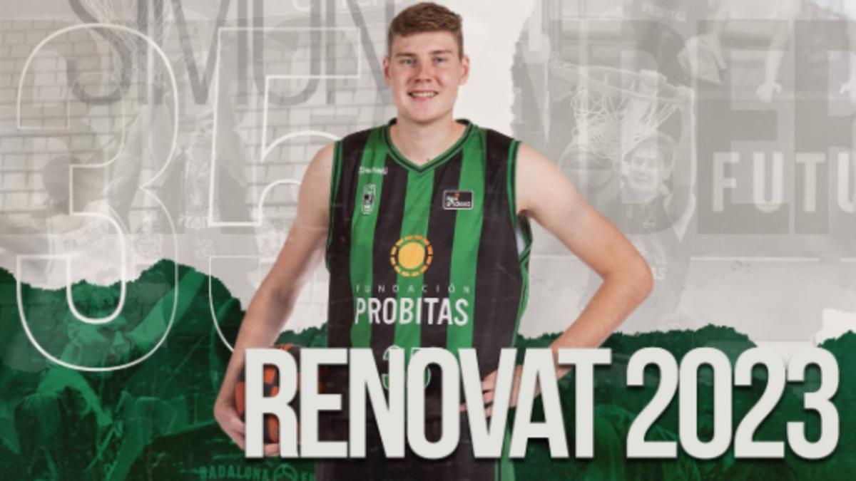 Simon Birgander amplía su vinculación con la Penya