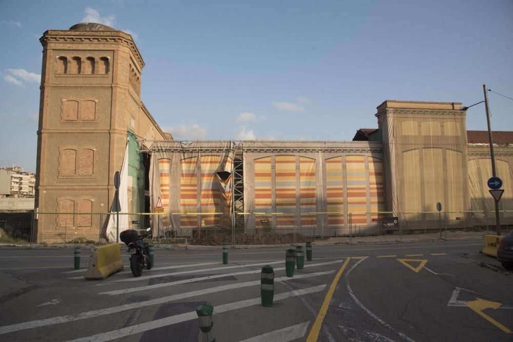 Estat actual de les obres a la Fàbrica Nova de Man