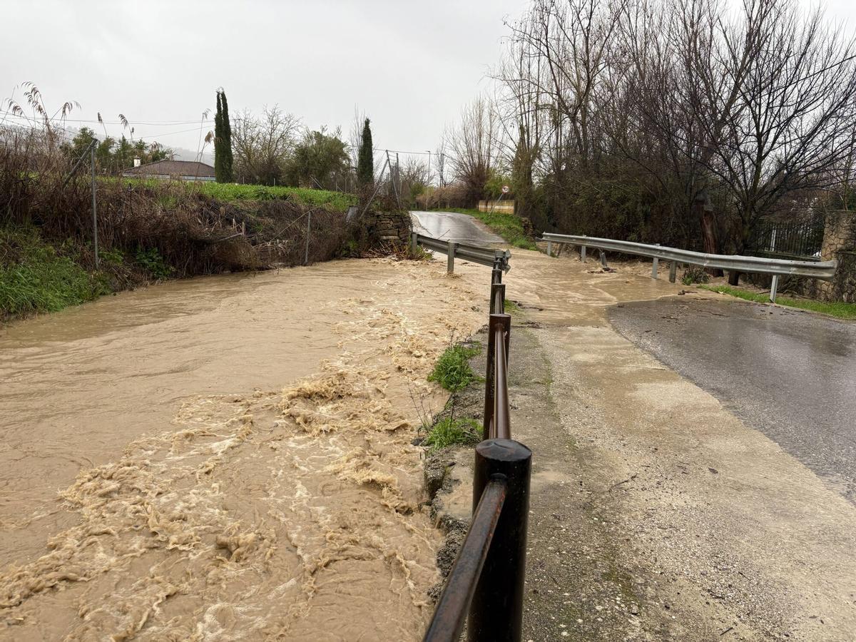 Inundaciones en Ronda por el paso de la borrasca Leonardo