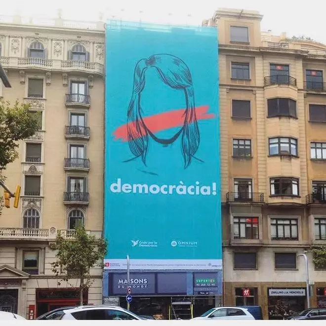 El mallorquín Toni Galmés es el autor del dibujo más viral del referéndum