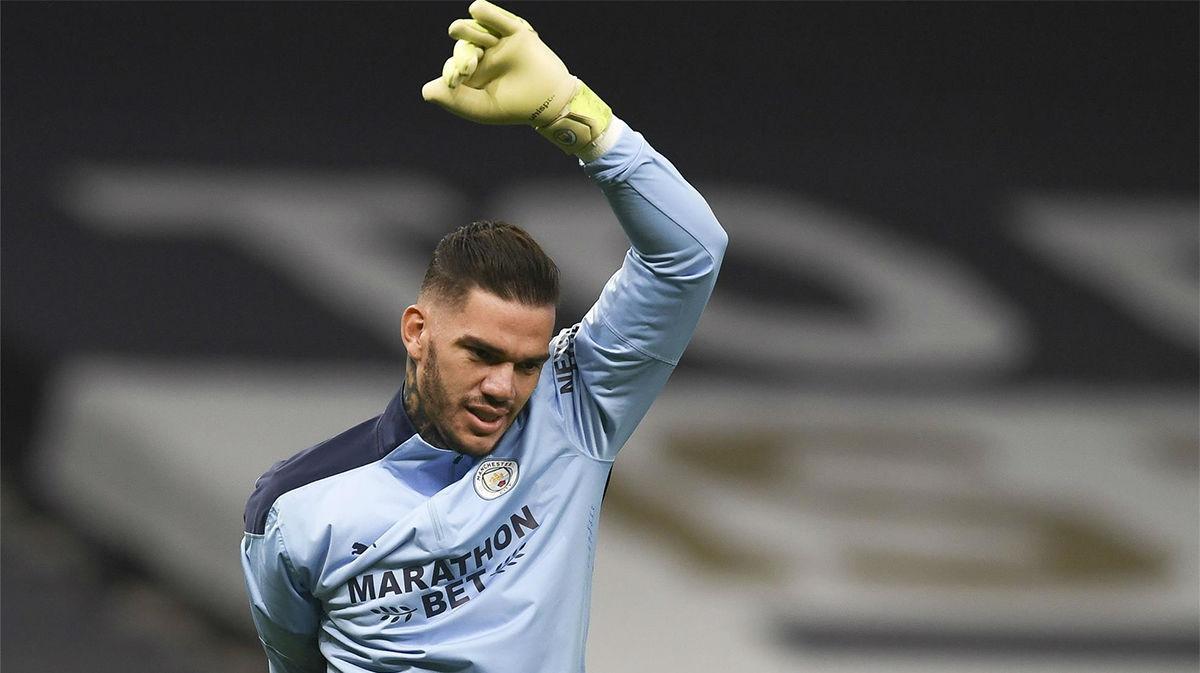 Ederson se ofrece a Guardiola para tirar los penaltis