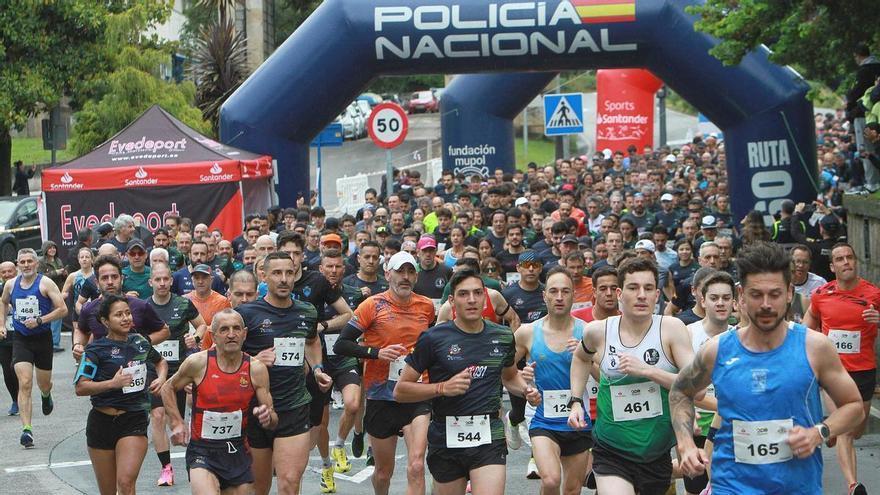 Más de 1.000 corredores salieron a la calle en Ourense, en apoyo a la lucha contra el cáncer infantil