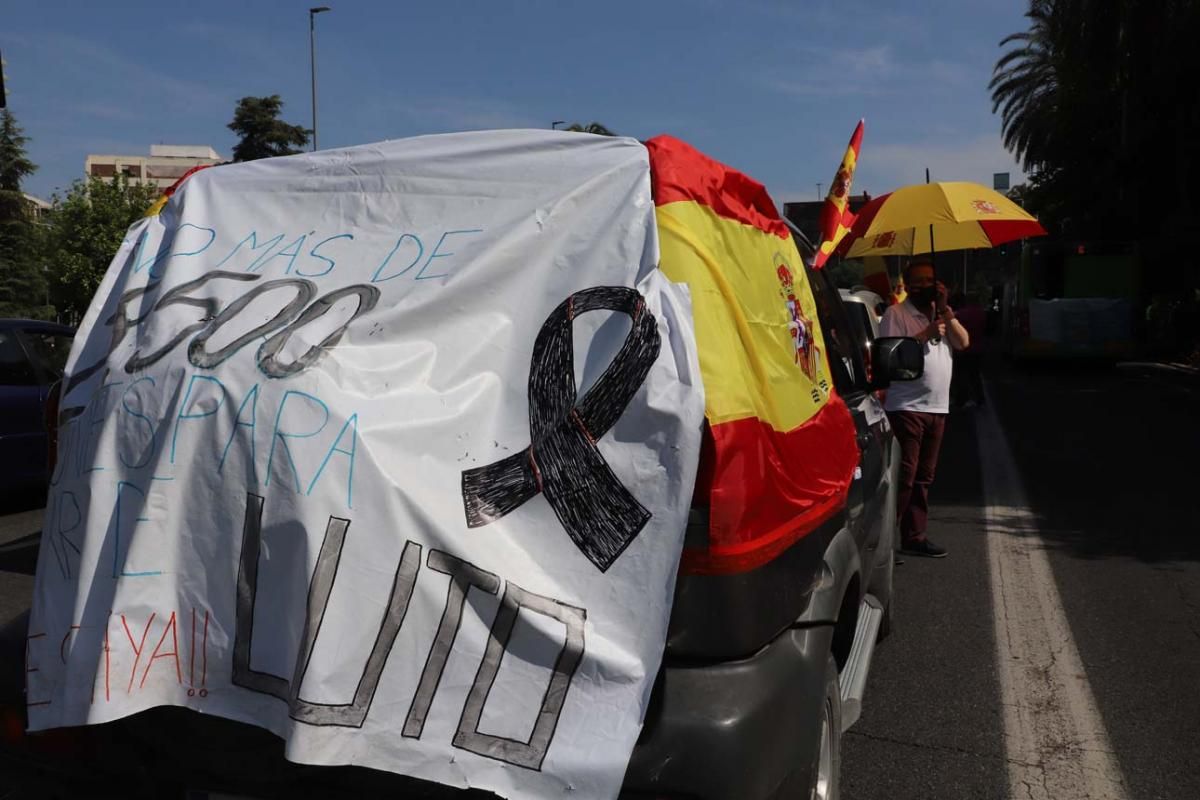 Manifestación de Vox en Córdoba contra la gestión del Gobierno