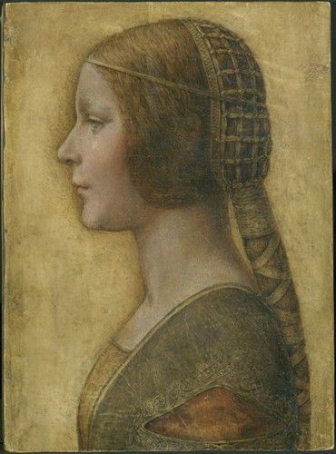 'Joven de Perfil con Vestido del Renacimiento', de Leonardo Da Vinci.