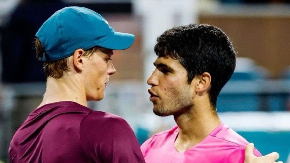 Jannik Sinner y Carlos Alcaraz