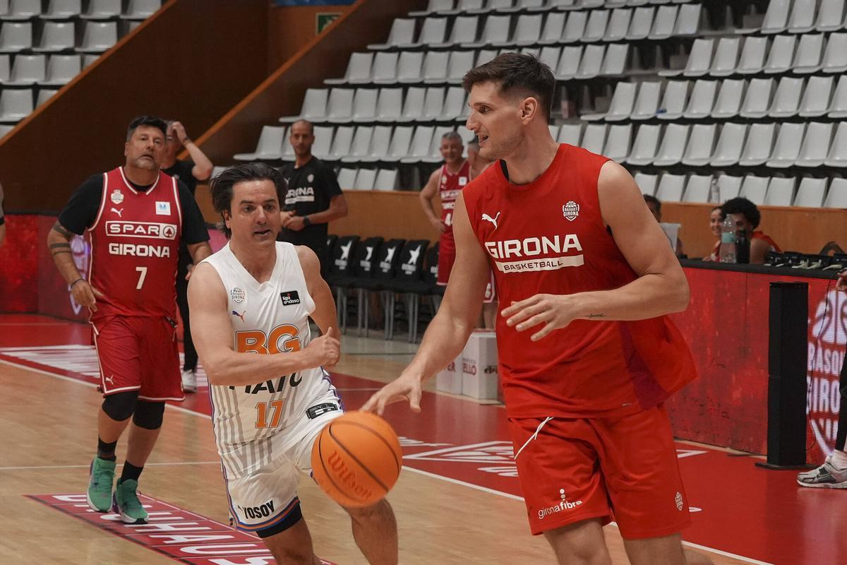 Les imatges del clínic de bàsquet amb els patrocinadors del Bàsquet Girona Les imatges del clínic de bàsquet amb els patrocinadors del Bàsquet Girona