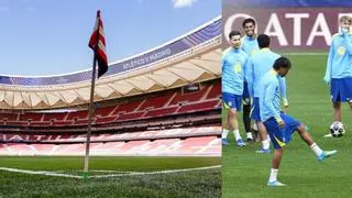 El vacile del Atlético a Flick: "Nos encanta el olor a césped recién cortado por la mañana"