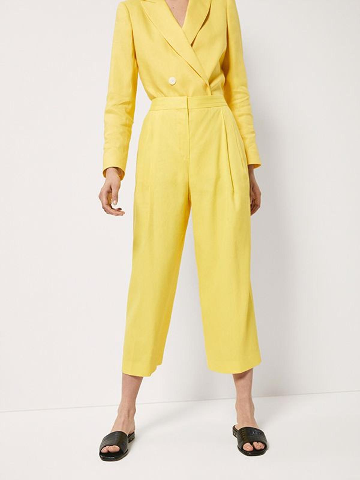 Rebajas massimo Dutti: culotte amarillo