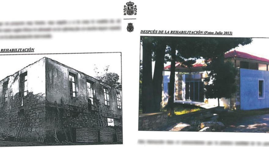 Imágenes de la vivienda, antes y después de ser reformada, incluidas el sumario. // FdV