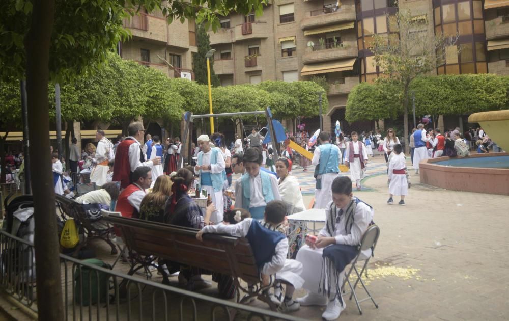 Ambiente en la plaza Mayor en el Bando
