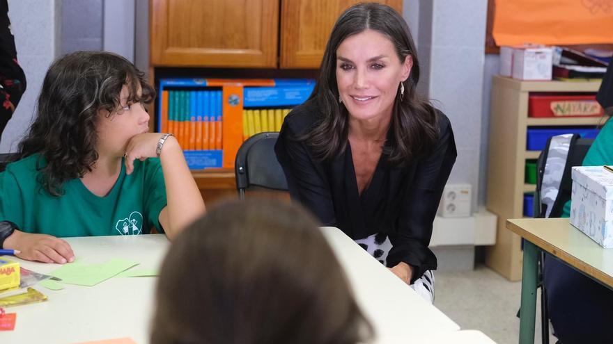 La reina Letizia llega a La Palma para inaugurar el nuevo curso escolar