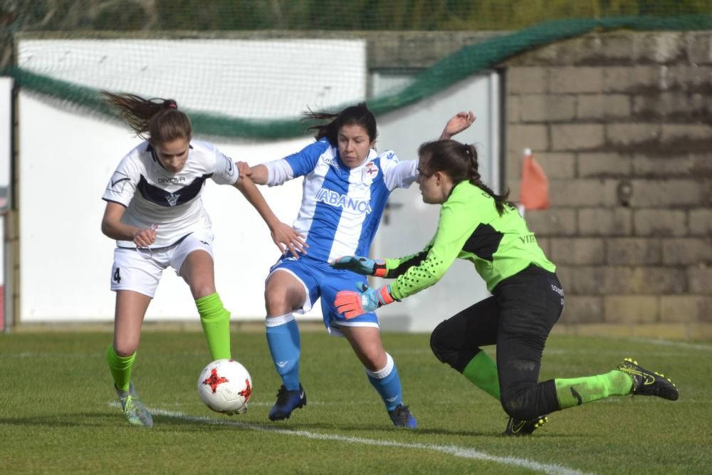 El Dépor femenino golea 5-0 al CD Monte en Arteixo