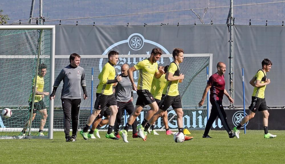 Últimas indicaciones de Berizzo antes del partido contra el Genk