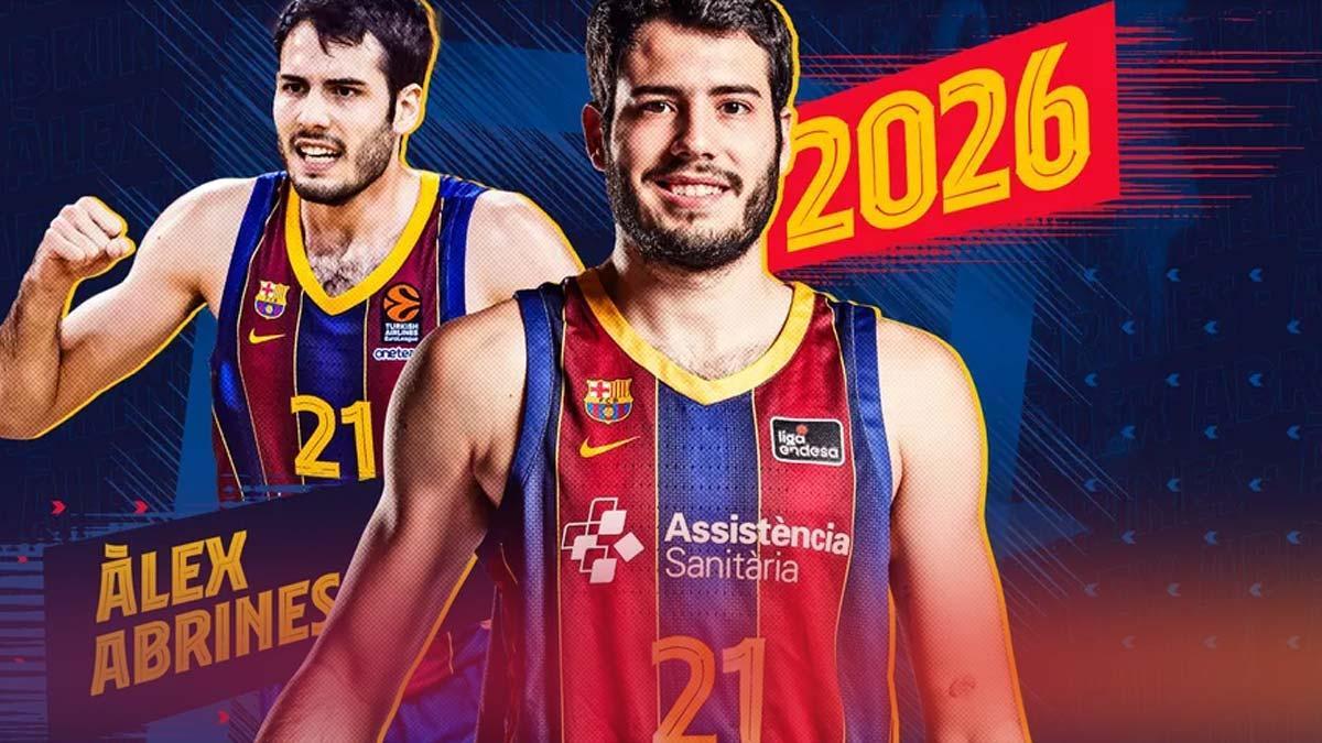 Álex Abrines: "Estoy muy contento por la renovación"