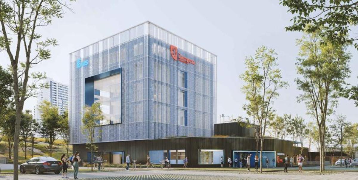 Recreación del próximo equipamiento deportivo en La Almozara.