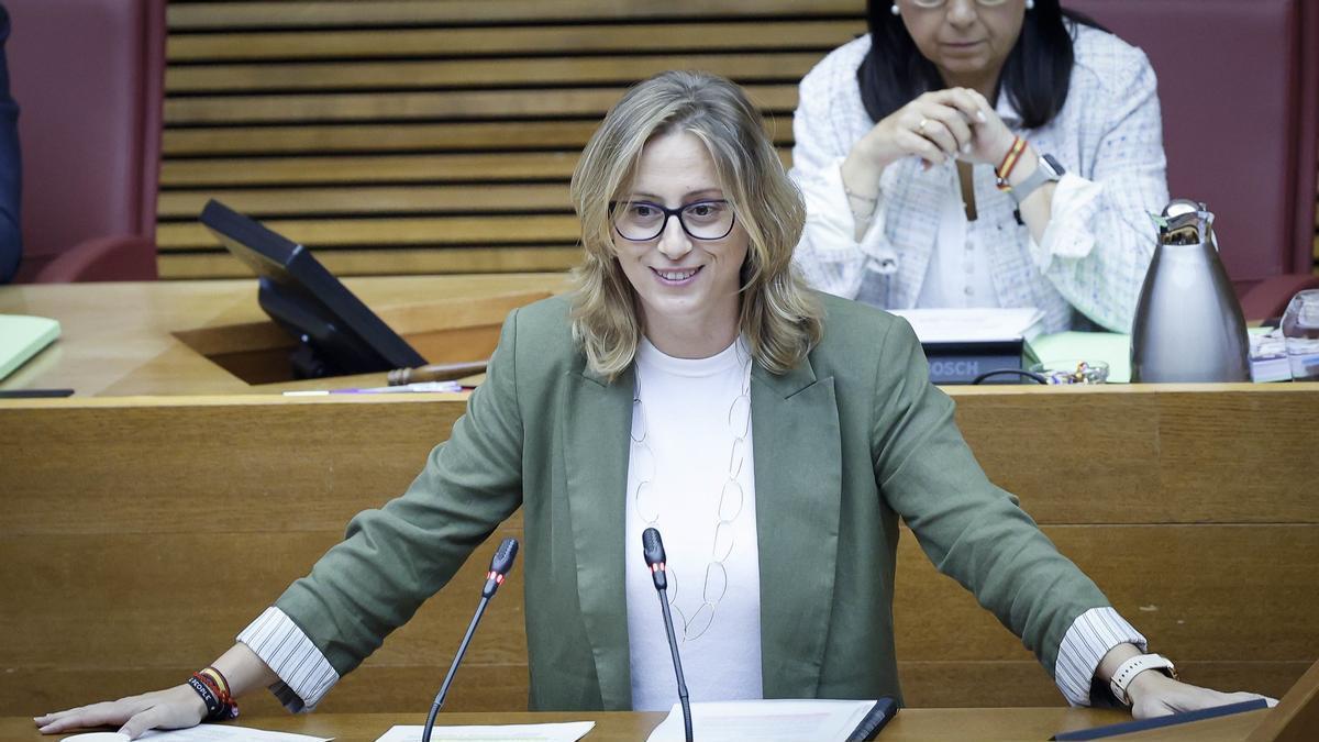 La portavoz adjunta del grupo popular en las Corts, Laura Chulià.