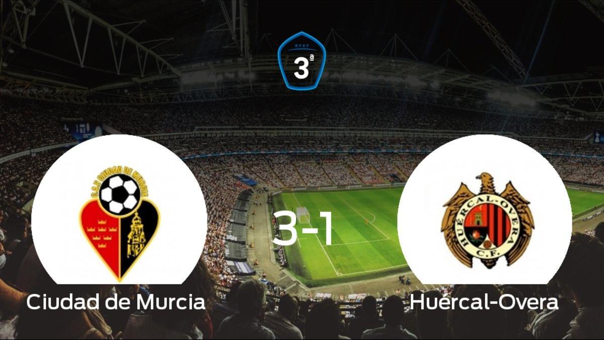 Los tres puntos se quedaron en casa: Ciudad de Murcia 3-1 Huércal-Overa