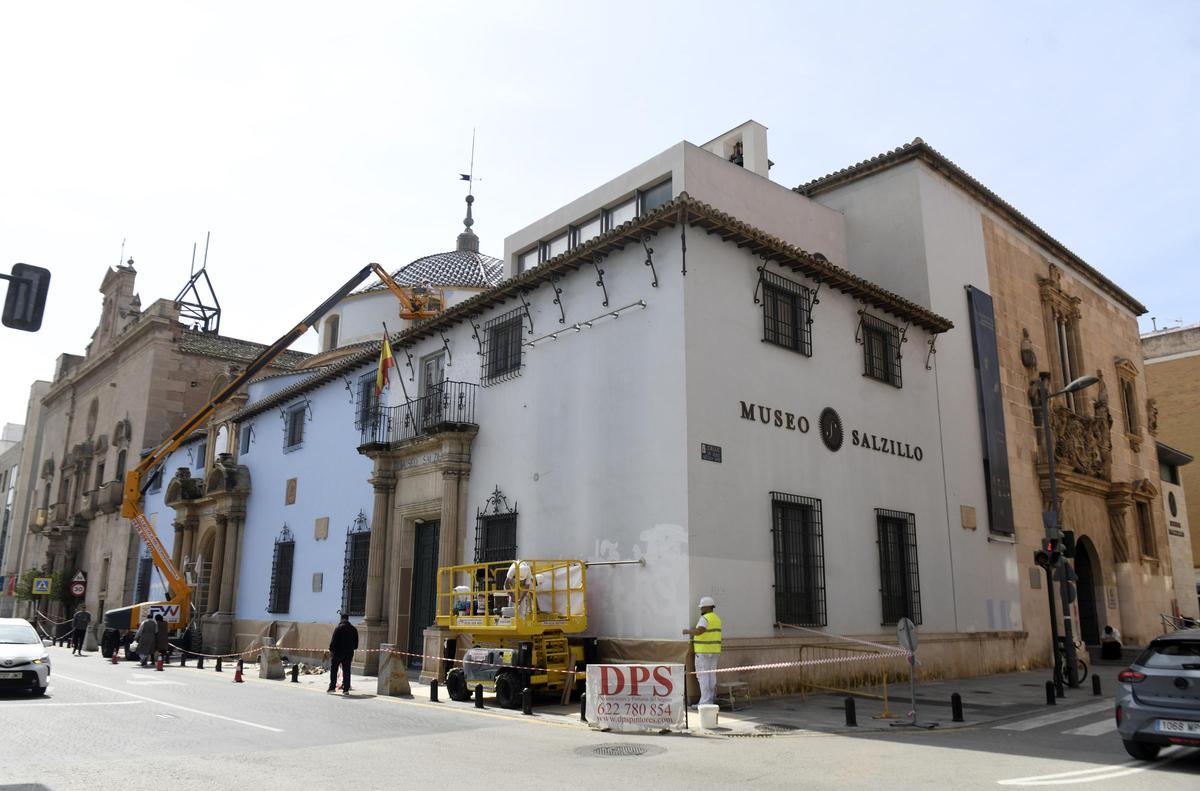 Obras en el Museo Salzillo de Murcia.
