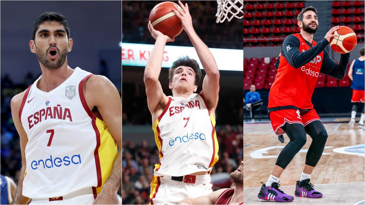 Santi Aldama, Hugo González y Ricky Rubio, tres 'fichajes' de lujo