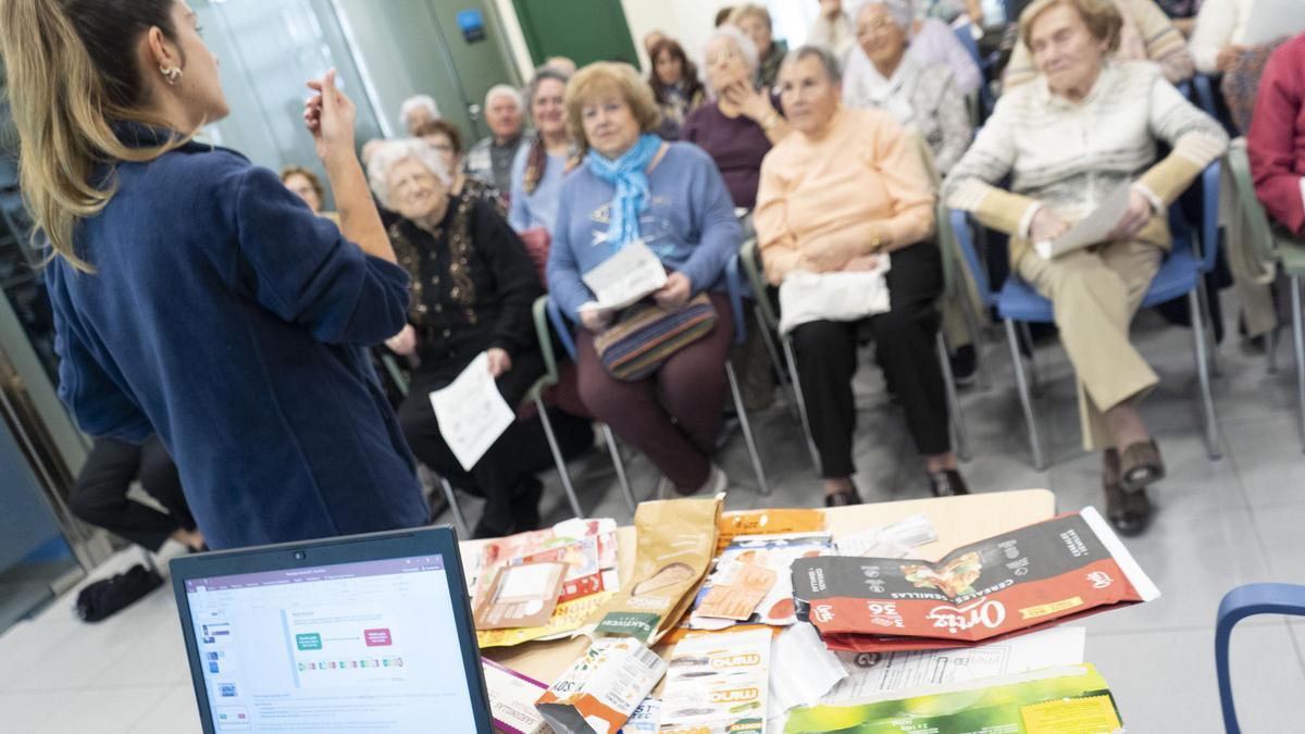 Una de les activitats de l’escola de salut de Sant Vicenç de Castellet
